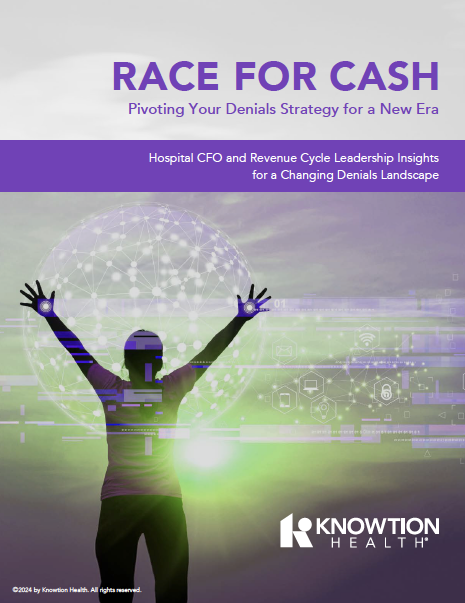 Race for Cash Pivoting Your Denials Strategy for a New Era_KnowtionHealth_Cvr